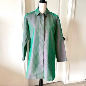 JHERI RICHARDS Iridescent Trench/Rain Coat